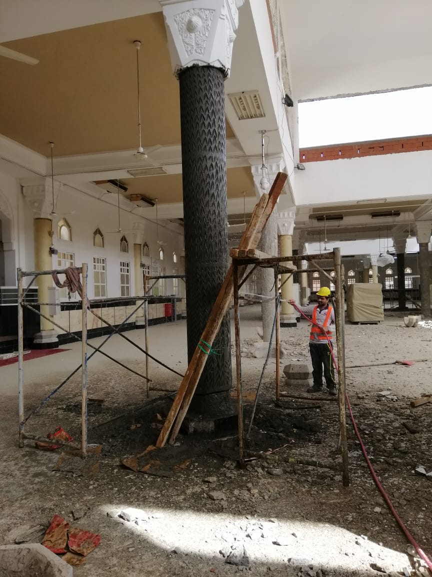 Concrete repair of Al-Khaif Mosque / Ministry of Islamic Affairs